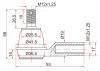 SAT ST53540SX8T01 Наконечник рулевой тяги HR-V