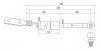 SAT ST-60315-FC201 Амортизатор задней двери SUBARU FORESTER 97-02 RH