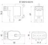 SAT ST9091902218 Катушка зажигания TY 3S/5S-FE (№2) 96-, ST19#/ST21#/SV4#/SV55/SXV2#/SXM1#/SXN1#/SXU1#, 1ZZ ZZV50 -00