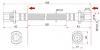 SAT ST9094702447 Шланг тормозной FR TOYOTA 4-RUNNER TRUCK/HILUX 83-01 LH=RH