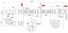 SAT ST9094702751 Шланг тормозной RR TOYOTA CALDINA/CAMRY/CARINA/CORONA/HARRIER/SCEPTER/WINDOM/LEXUS ES/RX300 92-03 LH