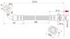SAT ST9094702A07 Шланг тормозной RR TOYOTA LAND CRUISER/PRADO/LEXUS LX470 98- RH