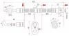 SAT ST9094702C47 Шланг тормозной FR TOYOTA COROLLA/SPACIO/RUNX/IPSUM/ISIS/MATRIX/NOAH/VOXY/PREMIO/VOLTZ/WILL 00- RH