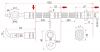 SAT ST9094702C48 Шланг тормозной FR TOYOTA COROLLA/SPACIO/RUNX/IPSUM/ISIS/MATRIX/NOAH/VOXY/PREMIO/VOLTZ/WILL 00- LH