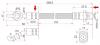 SAT ST9094702C50 Шланг тормозной RR TOYOTA COROLLA/FIELDER/RUNX/ALLEX/MATRIX/OPA/VISTA/ARDEO/WILL/VOLTZ 00- LH=RH