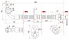 SAT ST9094702F28 Шланг тормозной FR TOYOTA LAND CRUISER/LEXUS LX470 98-07 LH=RH