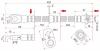 SAT ST9094702F59 Шланг тормозной FR TOYOTA CAMRY/LEXUS ES240/350 06- LH
