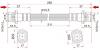 SAT ST9094702G20 Шланг тормозной FR TOYOTA 4RUNNER/FJ CRUISER/ LAND CRUISER PRADO/LEXUS GX460 08- RH=LH
