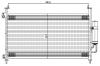 SAT ST-HD10-394-0 Радиатор кондиционера HONDA CIVIC 05- HB