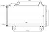 SAT STHD293940 Радиатор кондиционера HONDA ACCORD 08-
