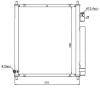 SAT STHD75394A0 Радиатор кондиционера HONDA FIT 5D 01-03