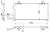 SAT ST-KA40-394-A0 Радиатор кондиционера KIA SPECTRA/SEPHIA/SHUMA 96-