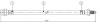 SAT STMR129740 Шланг тормозной FR