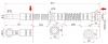 SAT STMR129844 Шланг тормозной FR