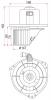 SAT STMR315413 Мотор отопителя салона MITSUBISHI PAJERO/MONTERO SPORT 96-08/CHALLENGER K9# RHD 96-01