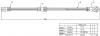 SAT STMR407251 Шланг тормозной RR MMC PAJERO/MONTERO 00- LH=RH