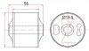 SAT STMR992363 Сайлентблок подушки дифференциала MITSUBISHI L200PAJERO MONTERO SPORTTRITON 05-15
