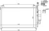 SAT ST-MZ12-394-0 Радиатор кондиционера MAZDA 2/DEMIO 07-