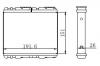 SAT STNSD2113950 Радиатор отопителя салона  DIESEL MK211MK260MK251 94-2002
