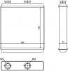 SAT STOP093950 Радиатор отопителя салона  OPEL MERIVA A 03-