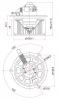 SAT STS871041200 Мотор отопителя салона HINO 500  FR1/FD1/FM1/GD1  08- 24V