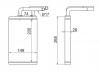SAT ST-SZ83-395-0 Радиатор отопителя салона SUZUKI GRAND VITARA 05-