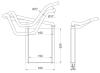 SAT STTY473950 Радиатор отопителя TOYOTA STTY473950
