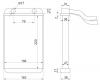 SAT STTY893950 Радиатор отопителя салона TOYOTA LAND CRUISER PRADO 90SURF 185 96-02