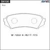 ADVICS SN100 (SUMITOMO-ЯП.) КОЛОДКИ ТОРМОЗНЫЕ