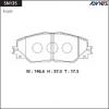 ADVICS SN135 (SUMITOMO-ЯП.) КОЛОДКИ ТОРМОЗНЫЕ