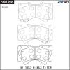 ADVICS SN139P Дисковые тормозные колодки ADVICS
