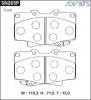 ADVICS SN265P ДИСКОВЫЕ ТОРМОЗНЫЕ КОЛОДКИ