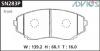 ADVICS SN283P ДИСКОВЫЕ ТОРМОЗНЫЕ КОЛОДКИ