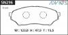 ADVICS SN296 (SUMITOMO-ЯП.) КОЛОДКИ ТОРМОЗНЫЕ