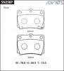 ADVICS SN298P (SUMITOMO-ЯП.) КОЛОДКИ ТОРМОЗНЫЕ
