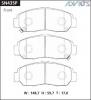 ADVICS SN435P Дисковые тормозные колодки SUMITOMO