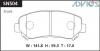 ADVICS SN504 Дисковые тормозные колодки ADVICS