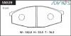 ADVICS SN539 ДИСКОВЫЕ ТОРМОЗНЫЕ КОЛОДКИ