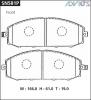 ADVICS SN581P ДИСКОВЫЕ ТОРМОЗНЫЕ КОЛОДКИ