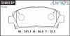 ADVICS SN653P ДИСКОВЫЕ ТОРМОЗНЫЕ КОЛОДКИ