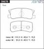 ADVICS SN678 (SUMITOMO-ЯП.) КОЛОДКИ ТОРМОЗНЫЕ
