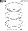 ADVICS SN776P ДИСКОВЫЕ ТОРМОЗНЫЕ КОЛОДКИ
