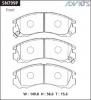 ADVICS SN799P (SUMITOMO-ЯП.) КОЛОДКИ ТОРМОЗНЫЕ