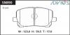 ADVICS SN890 (SUMITOMO-ЯП.) КОЛОДКИ ТОРМОЗНЫЕ