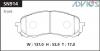 ADVICS SN914 ДИСКОВЫЕ ТОРМОЗНЫЕ КОЛОДКИ