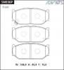 ADVICS SN936P Дисковые тормозные колодки ADVICS