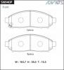 ADVICS SN940P (SUMITOMO-ЯП.) КОЛОДКИ ТОРМОЗНЫЕ