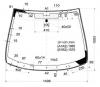 XYG 207-VCP LFW/X Стекло лобовое в клей PEUGEOT 207 3D/5D HATCHBACK 2006-