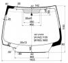 XYG 307 LFW/X Стекло лобовое в клей PEUGEOT307 3/5D HB WAGON 2001-