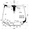 XYG 308-VCS LFW/X Стекло лобовое в клей PEUGEOT 308 3D/5D HBK 2007-